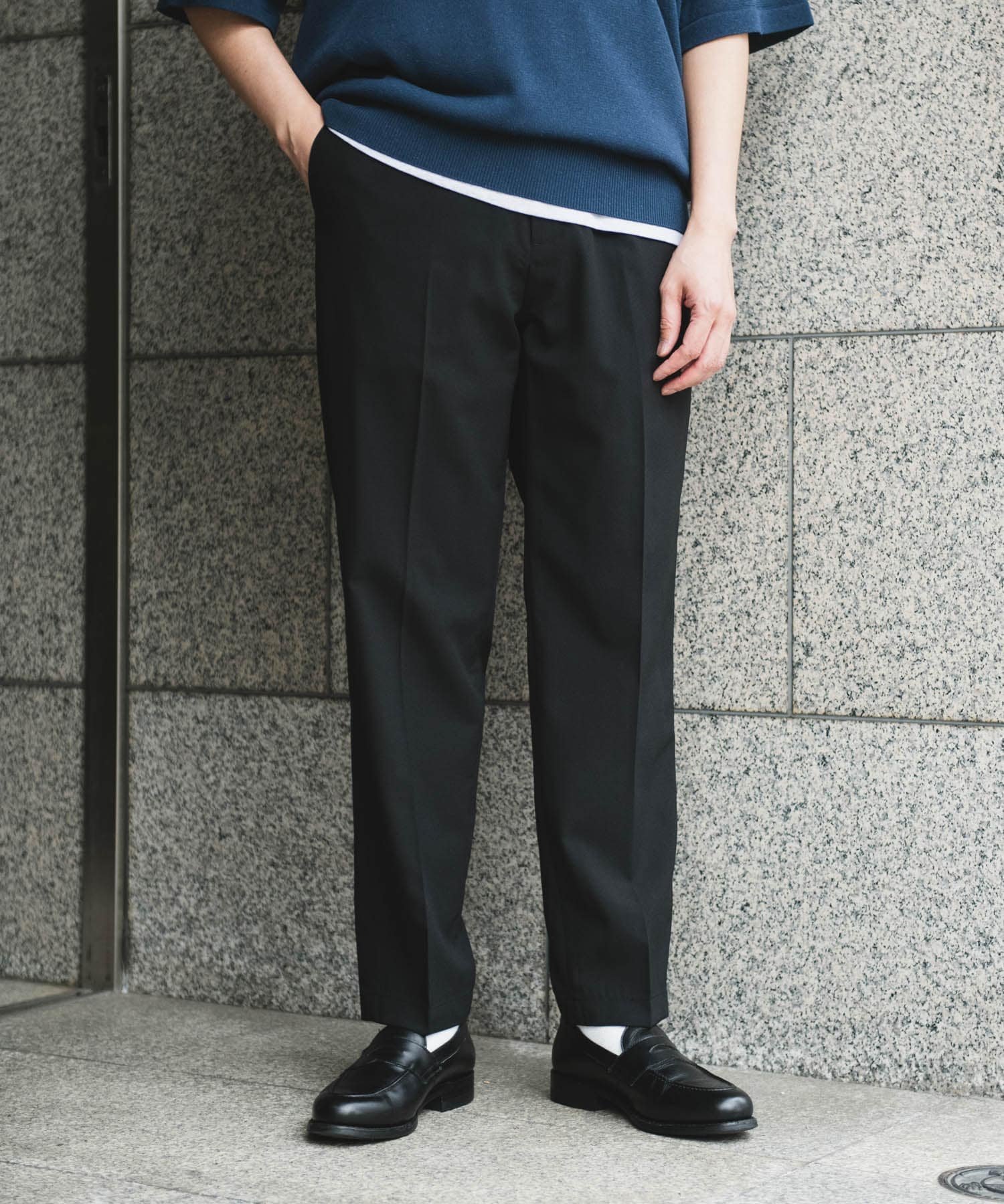 【アーバンリサーチ ドアーズ/URBAN RESEARCH DOORS / MEN】の『UR TECH DRYLUXE』『イージーケア/速乾/UVカット』テーパードパンツ インテリア・キッズ・メンズ・レディースファッション・服の通販 founy(ファニー) 　ファッション　Fashion　メンズファッション　Fashion for Men　ボトムス　Bottoms　春　Spring　カーディガン　Cardigan, Knitwear　センター　Center, Center Line　トラベル　Travel, Travel Gear　リネン　Linen, Linen Fabric　S/S・春夏　SS, Spring/Summer, Warm Season　おすすめ　Recommended / Our Picks　夏　Summer　エレガント 上品　Elegant　2025年　2025　2025春夏・S/S　Spring/Summer 2025 SS25　BLACK|ID: prp329100004604056 ipo3291000000032755394