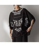 【メイソングレイ/MAYSON GREY】のボタニカル刺繍ドルマンブラウス≪手洗い可能≫ ブラック|ID: prp329100004604060 ipo3291000000032755430