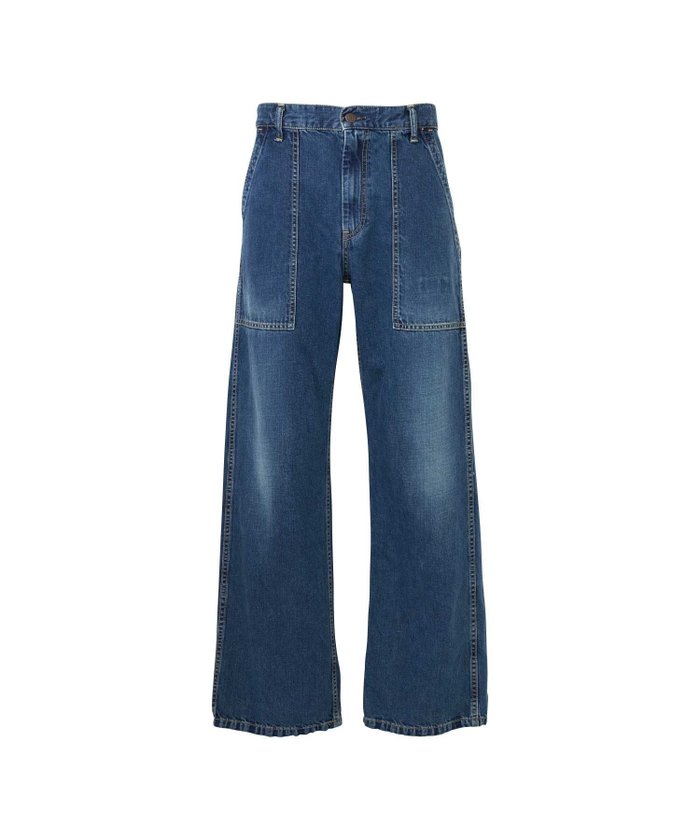 【ヒステリックグラマー/HYSTERIC GLAMOUR / MEN】のベイカーデニムパンツ インテリア・キッズ・メンズ・レディースファッション・服の通販 founy(ファニー) https://founy.com/ ファッション Fashion メンズファッション Fashion for Men ボトムス Bottoms デニムパンツ・ジーンズ Denim Pants デニム Denim, Jeans Material 軽量 Lightweight, Ultra Light |ID: prp329100004604061 ipo3291000000032755434