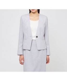 【エポカ/EPOCA】のスラブストレッチ ノーカラージャケット 人気、トレンドファッション・服の通販 founy(ファニー) ファッション Fashion レディースファッション Fashion for Women アウター Coat / Outerwear Collection レディースジャケット・軽アウター Jackets ノーカラージャケット / シンプル上品コーデ Collarless Jackets おすすめ Recommended / Our Picks エレガント 上品 Elegant カーディガン Cardigan, Knitwear ジャケット Jacket, Outerwear ストレッチ Stretch, Stretchy Fabric セットアップ Set-Up, Coordinated Outfit タイトスカート Pencil Skirt, Tight Skirt パープル Purple, Violet 夏 Summer 春 Spring 秋 Autumn |ID:prp329100004604075