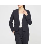 【エポカ/EPOCA】のスラブストレッチ ノーカラージャケット ネイビー|ID: prp329100004604075 ipo3291000000032755606