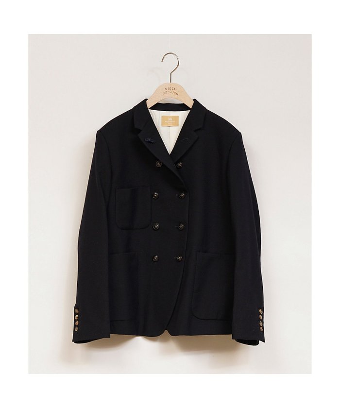 【ナイジェル ケーボン/NIGEL CABOURN】のWOMAN / ジェントルマンダブルブレストジャケット インテリア・キッズ・メンズ・レディースファッション・服の通販 founy(ファニー) https://founy.com/ ファッション Fashion レディースファッション Fashion for Women アウター Coat / Outerwear Collection レディースジャケット・軽アウター Jackets ジャケット Jacket, Outerwear テーラード Tailored, Tailored Fit パターン Pattern, Design Print ビジネス 仕事 通勤 Business / Work / Commuting |ID: prp329100004604083 ipo3291000000032755668