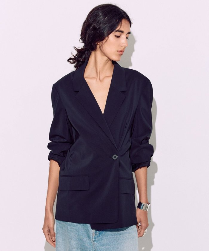 【ブリル/BRILL】のメランジテーラードジャケット インテリア・キッズ・メンズ・レディースファッション・服の通販 founy(ファニー) https://founy.com/ ファッション Fashion レディースファッション Fashion for Women アウター Coat / Outerwear Collection レディースジャケット・軽アウター Jackets テーラードジャケット / 通勤・きれいめスタイル Tailored Jackets & Blazers カシュクール Wrap Design キュプラ Cupro, Eco Fabric ジャケット Jacket, Outerwear |ID: prp329100004604092 ipo3291000000032755803