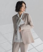【ラ エフ/Laf…】のダブルクロスジャケット≪手洗い可能≫ ベージュ|ID: prp329100004604104 ipo3291000000032755933