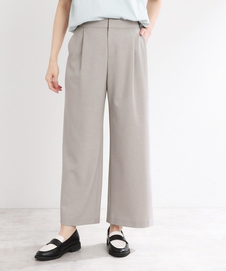【リフレクト/Reflect】の【夏SALE/UVカット/接触冷感/マシンウォッシュ可/すっきりシルエット】ワイドシルエットパンツ インテリア・キッズ・メンズ・レディースファッション・服の通販 founy(ファニー) 　ファッション　Fashion　レディースファッション　Fashion for Women　パンツ　Pants & Trousers　ワイド　Wide, Wide Fit　人気　Popular, Best Seller　夏　Summer　ライトグレー|ID: prp329100004604109 ipo3291000000032756009