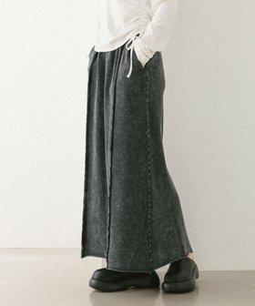 【ヘザー/Heather】の切り替えスウェットロングスカート 人気、トレンドファッション・服の通販 founy(ファニー) ファッション Fashion レディースファッション Fashion for Women スカート Skirts ロングスカート Long Skirts / Maxi & Midi Skirts カットソー Cut and Sewn Top スリット Slit, Slit Detail フロント Front, Front Design ロング Long, Long-Length 人気 Popular, Best Seller |ID:prp329100004604220