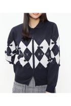 【その他のブランド/Other】のアーガイルポロニットカーディガン ダークネイビー|ID: prp329100004604245 ipo3291000000032759708