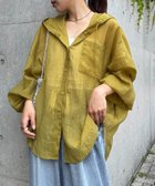 【チャオパニックティピー/CIAOPANIC TYPY】の【冷房・日焼け対策に】体型カバーも叶うフード付きシアーシャツ グリーン|ID: prp329100004604257 ipo3291000000033459197
