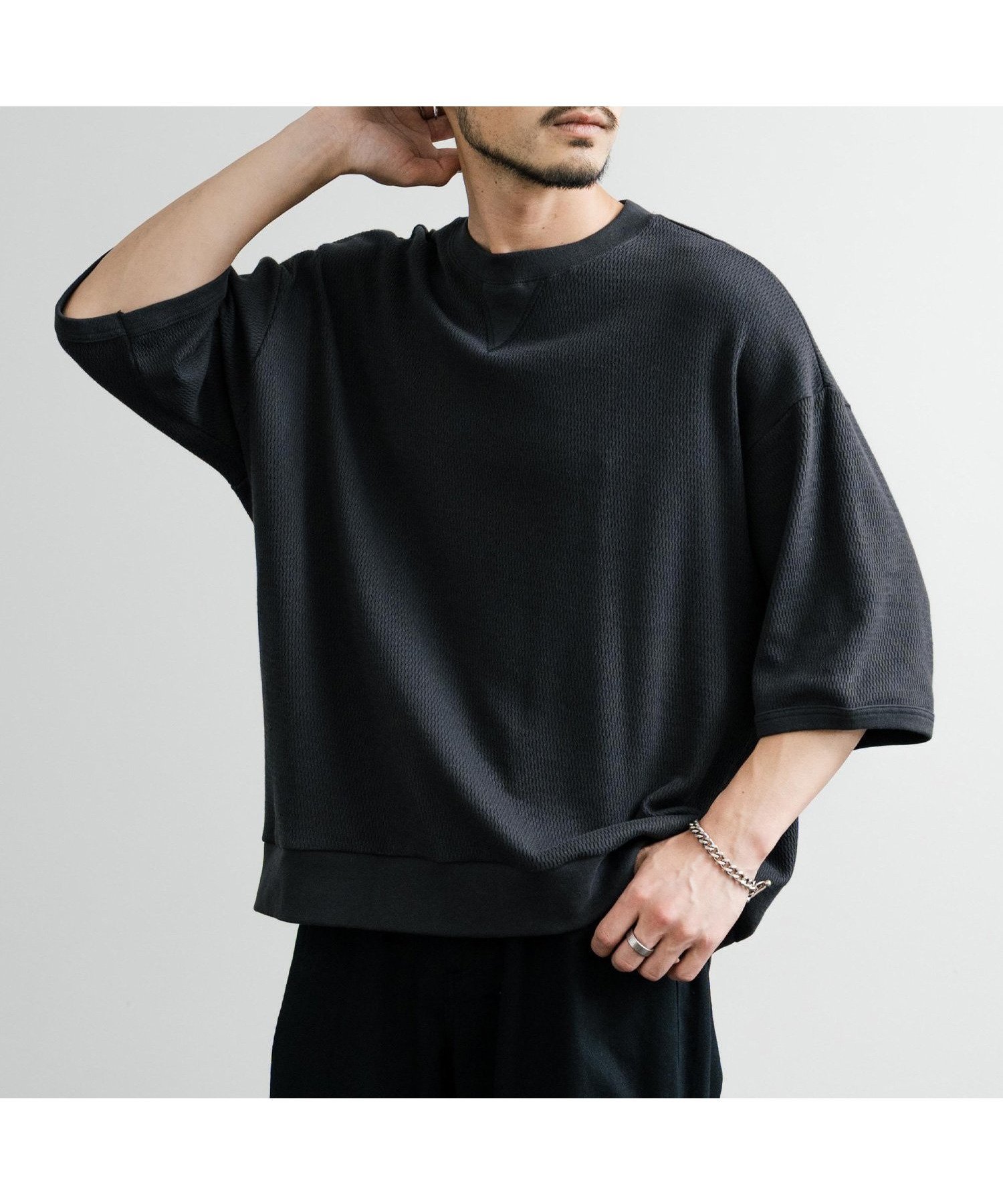 【ロッキーモンロー/Rocky Monroe】のUpscape Audience 日本製 スウェットライクTシャツ インテリア・キッズ・メンズ・レディースファッション・服の通販 founy(ファニー) 　ファッション　Fashion　レディースファッション　Fashion for Women　トップス・カットソー　Cut & Sew Tops　シャツ・ブラウス・オフィスカジュアル　Elegant Blouses & Button-Ups　レディースパーカー・カジュアルフーディー　Casual Hoodies & Sweatshirts　ロングTシャツ・Tシャツ　Longline T-Shirts & Tees　スウェット・クルーネックトップス　Sweatshirts & Crewnecks / Relaxed Fit Sweat Tops　シンプル　Simple, Minimal　スウェット / スエット　Sweatshirt, Sweatwear　定番　Standard, Basic Item　人気　Popular, Best Seller　バランス　Balance, Style Balance　フィット　Fit, Slim Fit　ボックス　Boxy, Box Shape　リラックス　Relax, Relaxed Fit　ワイド　Wide, Wide Fit　再入荷　Restock / Back in Stock　日本製　Made In Japan　スミクロ|ID: prp329100004604285 ipo3291000000033393807