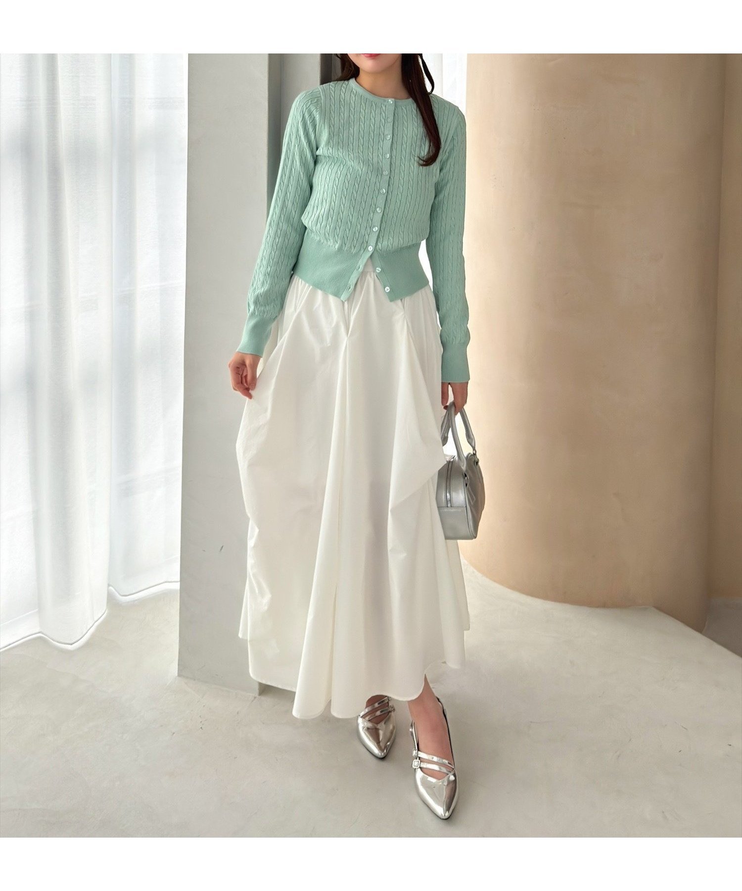 【クリア/clear】のタックロングスカート インテリア・キッズ・メンズ・レディースファッション・服の通販 founy(ファニー) 　ファッション　Fashion　レディースファッション　Fashion for Women　スカート　Skirts　ロングスカート　Long Skirts / Maxi & Midi Skirts　サンダル　Sandals, Summer Shoes　ジャケット　Jacket, Outerwear　スニーカー　Sneakers, Trainers　OWH|ID: prp329100004604295 ipo3291000000032760810