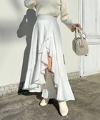 【ナイスクラップ/NICE CLAUP】のアシンメトリーアソートスカート 人気、トレンドファッション・服の通販 founy(ファニー) ファッション Fashion レディースファッション Fashion for Women スカート Skirts おすすめ Recommended / Our Picks カットソー Cut and Sewn Top コンパクト Compact, Small Size スニーカー Sneakers, Trainers フェミニン Feminine, Girly フレア Flare, Flared thumbnail オフホワイト|ID: prp329100004604321 ipo3291000000032761287