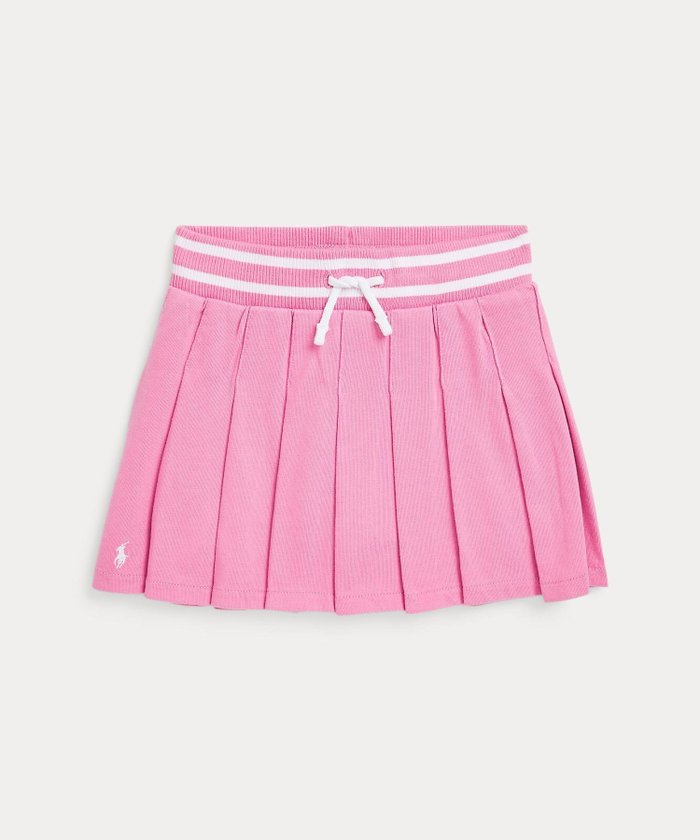 【ラルフローレン/RALPH LAUREN / KIDS】の(ガールズ 2才~6才)プリ-テッド コットン ジャージー スコート インテリア・キッズ・メンズ・レディースファッション・服の通販 founy(ファニー) https://founy.com/ ファッション Fashion キッズファッション Fashion for Kids アウター Coat Outerwear /Kids ショーツ Shorts, Short Pants ストライプ Stripe, Striped Pattern ドローストリング Drawstring, Pull Cord プリーツ Pleats, Pleated |ID: prp329100004604325 ipo3291000000032761349