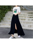 【ミニミニストア/miniministore】のインナーパンツ付き スカート ロング マキシスカート 春夏スカート スリット きれいめ 人気、トレンドファッション・服の通販 founy(ファニー) ファッション Fashion レディースファッション Fashion for Women スカート Skirts インナー Innerwear ショート Short, Short Length スリット Slit, Slit Detail マキシ Maxi, Full Length ロング Long, Long-Length 夏 Summer 春 Spring S/S・春夏 SS, Spring/Summer, Warm Season 無地 Plain, Solid Color thumbnail ブラック|ID: prp329100004604326 ipo3291000000032761351