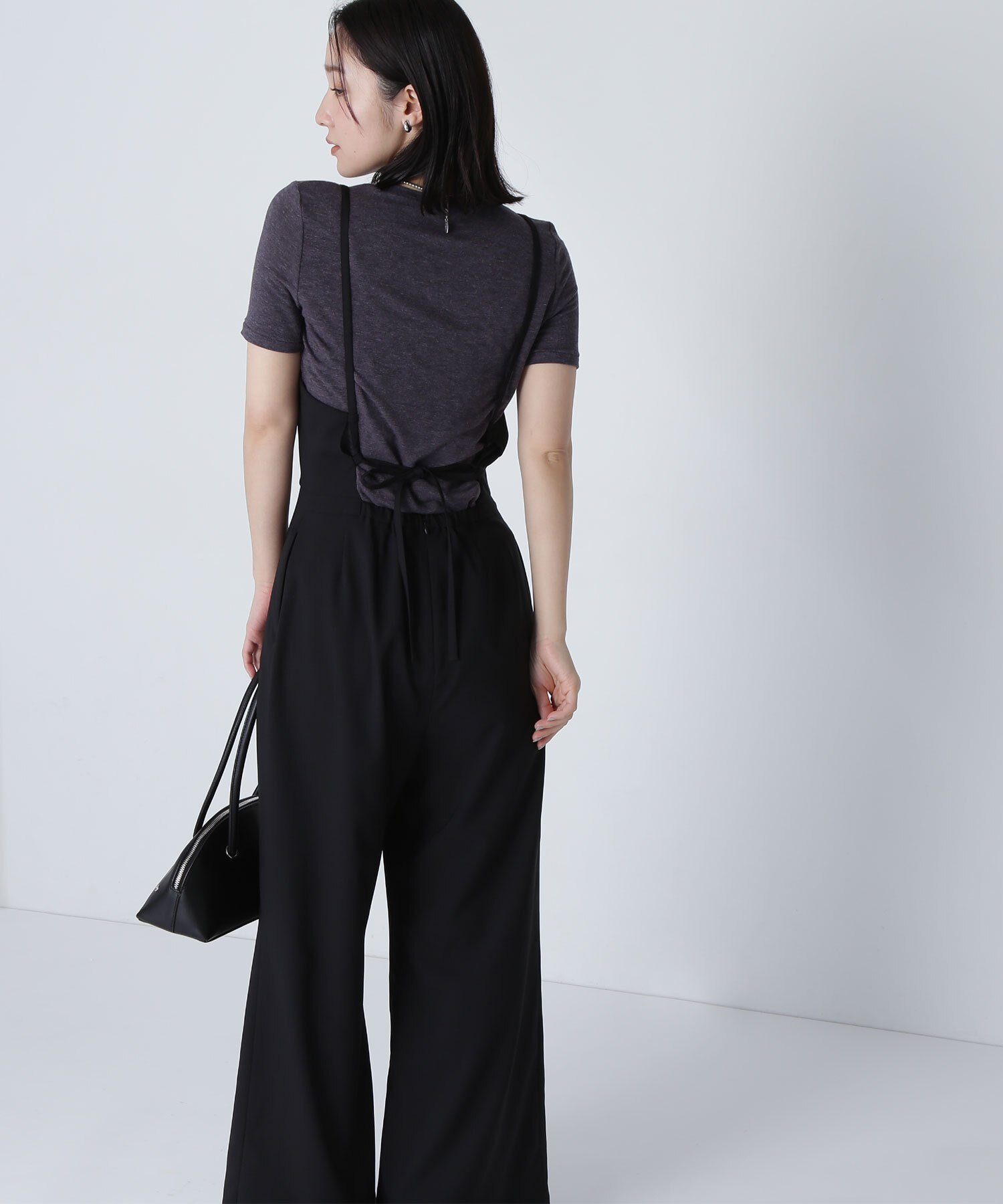 【ナチュラル ビューティー ベーシック/NATURAL BEAUTY BASIC】のバックオープンキャミオールインワン 人気、トレンドファッション・服の通販 founy(ファニー) 　ファッション　Fashion　レディースファッション　Fashion for Women　トップス・カットソー　Cut & Sew Tops　キャミソール&ノースリーブ　Camisoles & Sleeveless Tops　ワンピース　Dresses　オールインワン・ワンピース　Dresses and Jumpsuits　バッグ　Bags　インナー　Innerwear　メランジ　Melange, Mixed Yarn　ロング　Long, Long-Length　ワイド　Wide, Wide Fit　夏　Summer　無地　Plain, Solid Color　 other-1|ID: prp329100004604334 ipo3291000000032761579