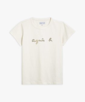 【アニエスベー ファム/agnes b. FEMME】のSCM5 TS ロゴTシャツ 人気、トレンドファッション・服の通販 founy(ファニー) ファッション Fashion レディースファッション Fashion for Women トップス・カットソー Cut & Sew Tops シャツ・ブラウス・オフィスカジュアル Elegant Blouses & Button-Ups ロングTシャツ・Tシャツ Longline T-Shirts & Tees シンプル Simple, Minimal プリント Print, Printed Pattern 半袖 Short Sleeve, Half Sleeve |ID:prp329100004604357