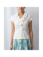 【ナラ カミーチェ/NARACAMICIE】の60スムースフリルカットソー 人気、トレンドファッション・服の通販 founy(ファニー) ファッション Fashion レディースファッション Fashion for Women トップス・カットソー Cut & Sew Tops カットソー・ベーシックTシャツ Cut-and-Sewn Tops / Stretch Tees & Basics おすすめ Recommended / Our Picks エレガント 上品 Elegant カットソー Cut and Sewn Top シェイプ Shape, Slim Fit ストレッチ Stretch, Stretchy Fabric スリーブ Sleeve, Long Sleeve / Short Sleeve フリル Frill, Ruffle thumbnail ホワイト|ID: prp329100004604387 ipo3291000000033573856