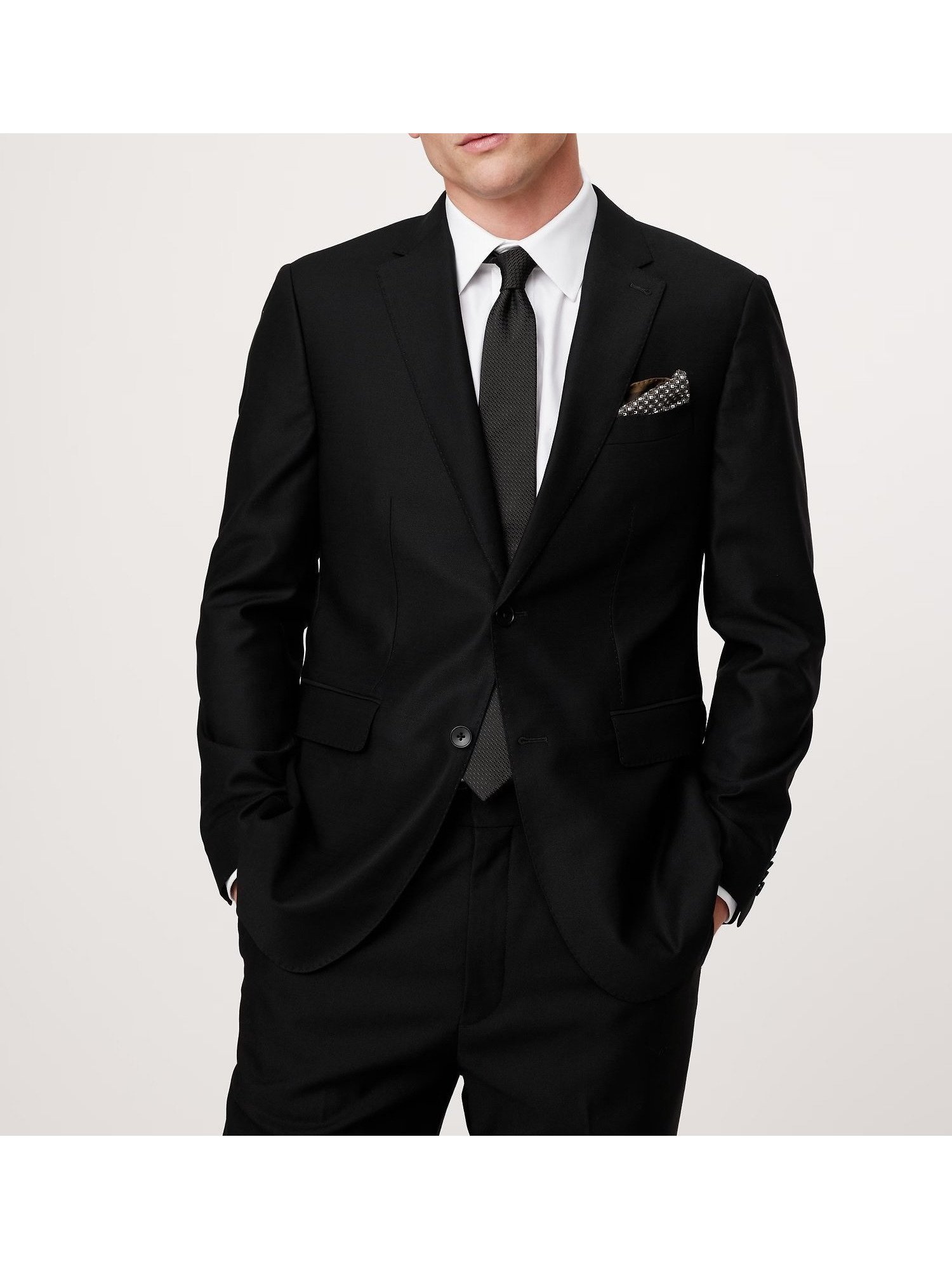 【バナナ リパブリック/BANANA REPUBLIC / MEN】のシグネチャー ホップサック スーツジャケット インテリア・キッズ・メンズ・レディースファッション・服の通販 founy(ファニー) 　ファッション　Fashion　メンズファッション　Fashion for Men　イタリア　Italy　ジャケット　Jacket, Outerwear　スリム　Slim, Slim Fit　スリーブ　Sleeve, Long Sleeve / Short Sleeve　スーツ　Suit, Formalwear　セーター　Sweater, Knitwear　テーラード　Tailored, Tailored Fit　フィット　Fit, Slim Fit　フロント　Front, Front Design　ポケット　Pocket, Pocket Detail　モダン　Modern, Contemporary　ロング　Long, Long-Length　BLACK|ID: prp329100004604389 ipo3291000000032762645