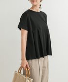 【アーバンリサーチ ドアーズ/URBAN RESEARCH DOORS】のシルケットコットンウエスト切替プルオーバー BLACK|ID: prp329100004604395 ipo3291000000033605824