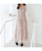 【マジェスティック レゴン/MAJESTIC LEGON】のパールチェーンキャミワンピース 人気、トレンドファッション・服の通販 founy(ファニー) ファッション Fashion レディースファッション Fashion for Women ワンピース Dresses キャミソールワンピース Camisole Dresses ギャザー Gathered, Ruffled シャーリング Shirring, Ruched チェーン Chain, Chain Strap パール Pearl, Pearl Accent フィット Fit, Slim Fit フェミニン Feminine, Girly フリル Frill, Ruffle リボン Ribbon, Bow thumbnail ピンクベージュ|ID: prp329100004604421 ipo3291000000033596730