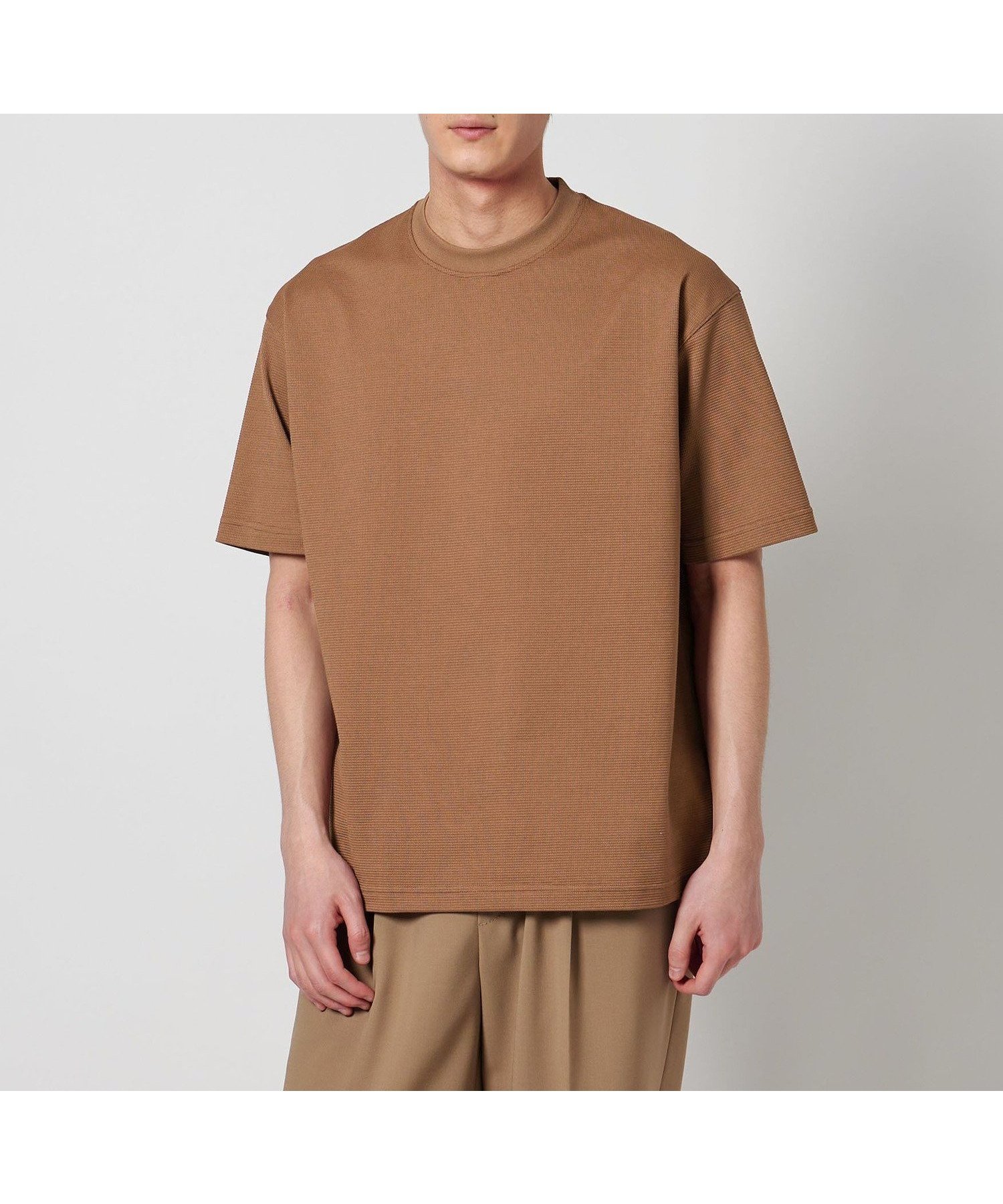 【ユナイテッドアローズ/UNITED ARROWS / MEN】のタック ジャージ Tシャツ インテリア・キッズ・メンズ・レディースファッション・服の通販 founy(ファニー) 　ファッション　Fashion　メンズファッション　Fashion for Men　インナー　Innerwear　シンプル　Simple, Minimal　ジャケット　Jacket, Outerwear　フィット　Fit, Slim Fit　リラックス　Relax, Relaxed Fit　夏　Summer　無地　Plain, Solid Color　MD.BROWN|ID: prp329100004604452 ipo3291000000032763459
