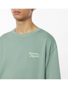 【メゾン キツネ/MAISON KITSUNE / MEN】のMaison Kitsune/MAISON KITSUNE HANDWRITING EMBROIDERY OVERSIZE TEE VERT-DE-GRIS|ID: prp329100004604463 ipo3291000000032763727