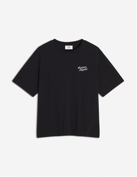 【メゾン キツネ/MAISON KITSUNE / MEN】のMaison Kitsune/MAISON KITSUNE HANDWRITING EMBROIDERY OVERSIZE TEE 人気、トレンドファッション・服の通販 founy(ファニー) ファッション Fashion メンズファッション Fashion for Men 半袖 Short Sleeve, Half Sleeve 夏 Summer S/S・春夏 SS, Spring/Summer, Warm Season |ID:prp329100004604463