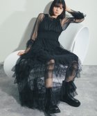 【スマイルオーキッド/SMILE ORCHID】のドット柄チュールドレス 人気、トレンドファッション・服の通販 founy(ファニー) ファッション Fashion レディースファッション Fashion for Women ワンピース Dresses フォーマル・パーティードレス・結婚式用ドレス Elegant & Casual Dresses アクセサリー Fashion Accessories チュール Tulip, Tulip Motif トレンド Trend, Trending Now ドット Polka Dot, Dot Pattern ドレス Dress, One-Piece ロング Long, Long-Length thumbnail ブラック|ID: prp329100004604469 ipo3291000000032763768