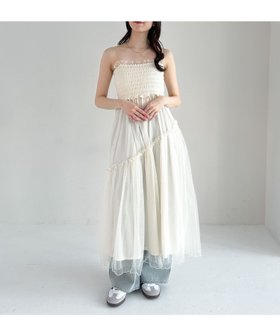 【ヘザー/Heather】のシアーシャーリングキャミワンピース 人気、トレンドファッション・服の通販 founy(ファニー) ファッション Fashion レディースファッション Fashion for Women ワンピース Dresses キャミソールワンピース Camisole Dresses おすすめ Recommended / Our Picks キャミワンピース Cami Dress, Slip Dress サンダル Sandals, Summer Shoes シアー Sheer, See-Through シャーリング Shirring, Ruched スニーカー Sneakers, Trainers トレンド Trend, Trending Now ヌーディ Nude, Nude Tone フリル Frill, Ruffle ロマンティック Romantic, Feminine Style ロング Long, Long-Length |ID:prp329100004604470