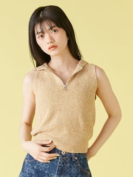 【リリーブラウン/Lily Brown】のブークレーアメスリフードニット インテリア・キッズ・メンズ・レディースファッション・服の通販 founy(ファニー) 　雑誌掲載アイテム　Magazine Picks & Fashion Features　ファッション雑誌　Fashion Magazines　ヴィヴィ　ViVi　ファッション　Fashion　レディースファッション　Fashion for Women　トップス・カットソー　Cut & Sew Tops　ニット　Knit Tops & Sweaters　7月号　July Issue　アメリカン　American Style　インナー　Innerwear　オレンジ　Orange　シェイプ　Shape, Slim Fit　スリーブ　Sleeve, Long Sleeve / Short Sleeve　トレンド　Trend, Trending Now　ブラウジング　Blouson Silhouette, Cinched Waist　雑誌　Magazine, Fashion Magazine　ORG[051]|ID: prp329100004604477 ipo3291000000032763901