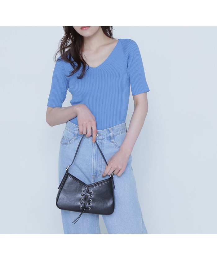 【ナチュラル ビューティー ベーシック/NATURAL BEAUTY BASIC】のVネックワイドリブニット インテリア・キッズ・メンズ・レディースファッション・服の通販 founy(ファニー) https://founy.com/ ファッション Fashion レディースファッション Fashion for Women トップス・カットソー Cut & Sew Tops ニット Knit Tops & Sweaters Vネックトップス V-Neck Tops / V-Cut Neckline Shirts ストレッチ Stretch, Stretchy Fabric デコルテ Décolleté, Neckline フィット Fit, Slim Fit フォルム Silhouette, Form |ID: prp329100004604478 ipo3291000000032763909