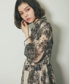 【スマイルオーキッド/SMILE ORCHID】の刺繍 スパンコールつきボリューム袖レースドレス 人気、トレンドファッション・服の通販 founy(ファニー) ファッション Fashion レディースファッション Fashion for Women トップス・カットソー Cut & Sew Tops ワンピース Dresses フォーマル・パーティードレス・結婚式用ドレス Elegant & Casual Dresses エレガント 上品 Elegant シアー Sheer, See-Through スパンコール Sequins, Sequin Embellishment ドレス Dress, One-Piece レース Lace, Lace Fabric 二次会 After Party 結婚式 Wedding thumbnail ベージュ|ID: prp329100004604479 ipo3291000000032763919