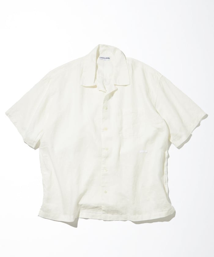 【その他のブランド/Other】のBelgium Linen Open Collar Shirt 1.1 インテリア・キッズ・メンズ・レディースファッション・服の通販 founy(ファニー) https://founy.com/ ファッション Fashion メンズファッション Fashion for Men ポケット Pocket, Pocket Detail ヨーク Yoke, Yoke Design リネン Linen, Linen Fabric 冬 Winter / This Winter 半袖 Short Sleeve, Half Sleeve 吸水 Absorbent, Quick-Dry 夏 Summer |ID: prp329100004604488 ipo3291000000032764039