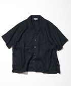 【その他のブランド/Other】のBelgium Linen Open Collar Shirt 1.1 ダークネイビー|ID: prp329100004604488 ipo3291000000032764042