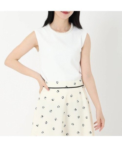 【ストロベリーフィールズ/STRAWBERRY FIELDS】のリボンパールネックニット 人気、トレンドファッション・服の通販 founy(ファニー) 　ファッション　Fashion　レディースファッション　Fashion for Women　トップス・カットソー　Cut & Sew Tops　ニット　Knit Tops & Sweaters　 other-1|ID: prp329100004604493 ipo3291000000032764169