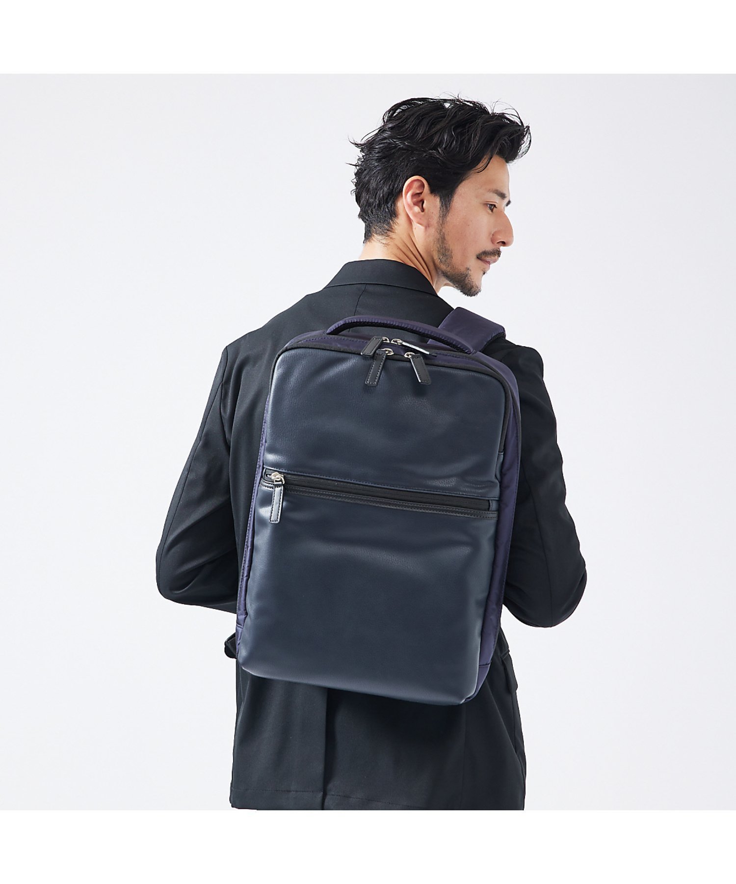 【アバハウス/ABAHOUSE / MEN】の【マルチファンクション】スクエアバックパック / リュック / A4サイズ対応 人気、トレンドファッション・服の通販 founy(ファニー) 　ファッション　Fashion　メンズファッション　Fashion for Men　クッション　Cushion, Throw Pillow　軽量　Lightweight, Ultra Light　ショルダー　Shoulder, Shoulder Strap　スクエア　Square, Square Shape　ステーショナリー　Stationery, Office Supplies　スリーブ　Sleeve, Long Sleeve / Short Sleeve　ダブル　Double, Double-Breasted　フェイクレザー　Faux Leather, PU Leather　ポケット　Pocket, Pocket Detail　メッシュ　Mesh, Net Fabric　リュック　Backpack, Rucksack　ループ　Loop, Loop Knit　スーツケース キャリーケース　Suitcase / Carry Case　ビジネス 仕事 通勤　Business / Work / Commuting　 other-1|ID: prp329100004604495 ipo3291000000032764186