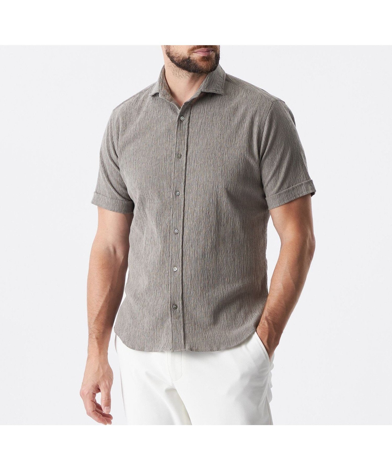 【その他のブランド/Other】の楊柳サマーシャツアウター 人気、トレンドファッション・服の通販 founy(ファニー) 　ファッション　Fashion　メンズファッション　Fashion for Men　アウター　Men's Coats Outerwear　カットソー　Cut and Sewn Top　シンプル　Simple, Minimal　夏　Summer　春　Spring　S/S・春夏　SS, Spring/Summer, Warm Season　 other-1|ID: prp329100004604504 ipo3291000000032764287