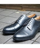 【アルフレッド バニスター/alfredoBANNISTER / MEN】の【防水撥水】外羽根 レザーストレートチップシューズ ブラック|ID: prp329100004604514 ipo3291000000032764470