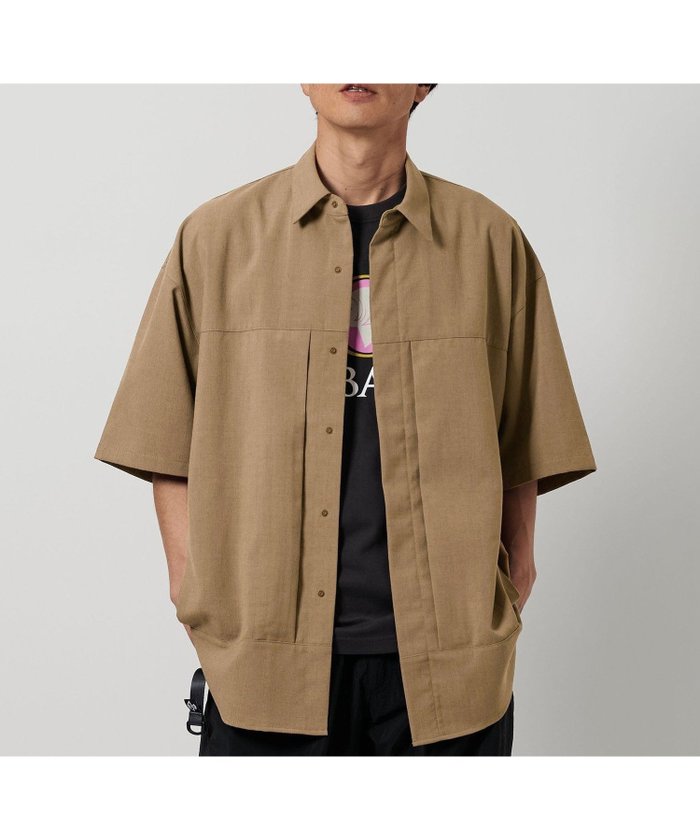 【ビューティ&ユース ユナイテッドアローズ/BEAUTY&YOUTH / UNITED ARROWS / MEN】のkoti BEAUTY YOUTH ダブルアクセスポケット ショートスリーブ シャツ インテリア・キッズ・メンズ・レディースファッション・服の通販 founy(ファニー) https://founy.com/ ファッション Fashion メンズファッション Fashion for Men アウトドア Outdoor Clothing ショート Short, Short Length シンプル Simple, Minimal スリーブ Sleeve, Long Sleeve / Short Sleeve ダブル Double, Double-Breasted フロント Front, Front Design ポケット Pocket, Pocket Detail リゾート Resort, Vacation Style リラックス Relax, Relaxed Fit |ID: prp329100004604522 ipo3291000000032764577