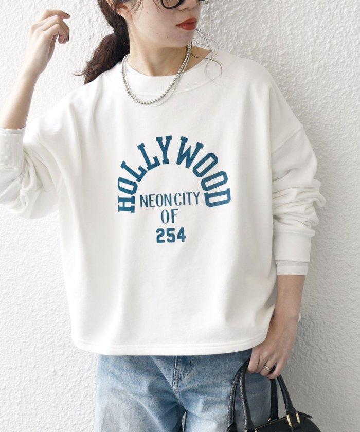 【シップス フォー ウィメン/SHIPS】の【SHIPS any別注】THE KNiTS ロゴ ドルマン ショート スウェット インテリア・キッズ・メンズ・レディースファッション・服の通販 founy(ファニー) https://founy.com/ ファッション Fashion レディースファッション Fashion for Women トップス・カットソー Cut & Sew Tops ニット Knit Tops & Sweaters レディースパーカー・カジュアルフーディー Casual Hoodies & Sweatshirts スウェット・クルーネックトップス Sweatshirts & Crewnecks / Relaxed Fit Sweat Tops 春 Spring 今季 This Season, Current Season ショート Short, Short Length スウェット / スエット Sweatshirt, Sweatwear 別注 Limited Edition, Custom Order 2025年 2025 2025春夏・S/S Spring/Summer 2025 SS25 |ID: prp329100004604525 ipo3291000000032764613