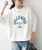 【シップス フォー ウィメン/SHIPS】の【SHIPS any別注】THE KNiTS ロゴ ドルマン ショート スウェット ホワイト|ID: prp329100004604525 ipo3291000000032764616