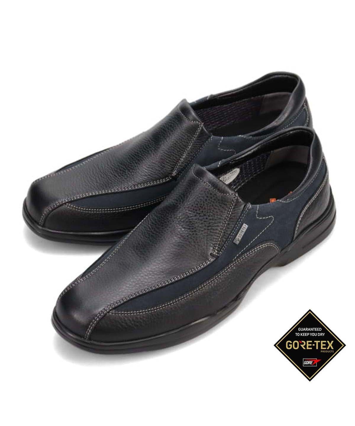 【その他のブランド/Other】の【GORE-TEX】 madrasWalk スリッポンタウンカジュアルシューズ インテリア・キッズ・メンズ・レディースファッション・服の通販 founy(ファニー) 　ファッション　Fashion　メンズファッション　Fashion for Men　シューズ・靴　Shoes　クッション　Cushion, Throw Pillow　ブラック/ネイビー|ID: prp329100004604530 ipo3291000000032764664