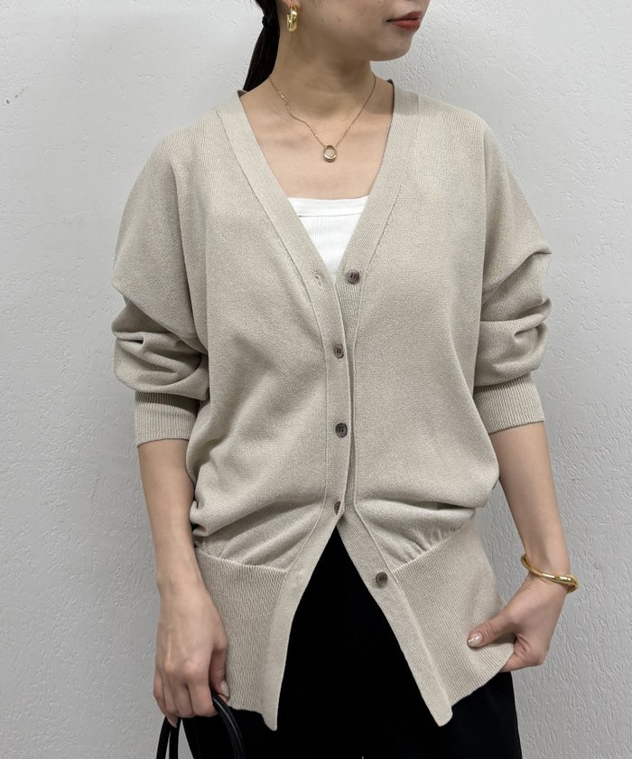 【パルグループ/PAL GROUP】の【Loungedress】和紙ニットカーディガン インテリア・キッズ・メンズ・レディースファッション・服の通販 founy(ファニー) https://founy.com/ ファッション Fashion レディースファッション Fashion for Women トップス・カットソー Cut & Sew Tops ニット Knit Tops & Sweaters カーディガン・羽織り Layered Style Cardigans ワンピース Dresses フォーマル・パーティードレス・結婚式用ドレス Elegant & Casual Dresses カットソー Cut and Sewn Top カーディガン Cardigan, Knitwear ノースリーブ Sleeveless, No-Sleeve 再入荷 Restock / Back in Stock |ID: prp329100004604532 ipo3291000000032764698