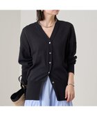 【パルグループ/PAL GROUP】の【Loungedress】和紙ニットカーディガン ブラック|ID: prp329100004604532 ipo3291000000032764701