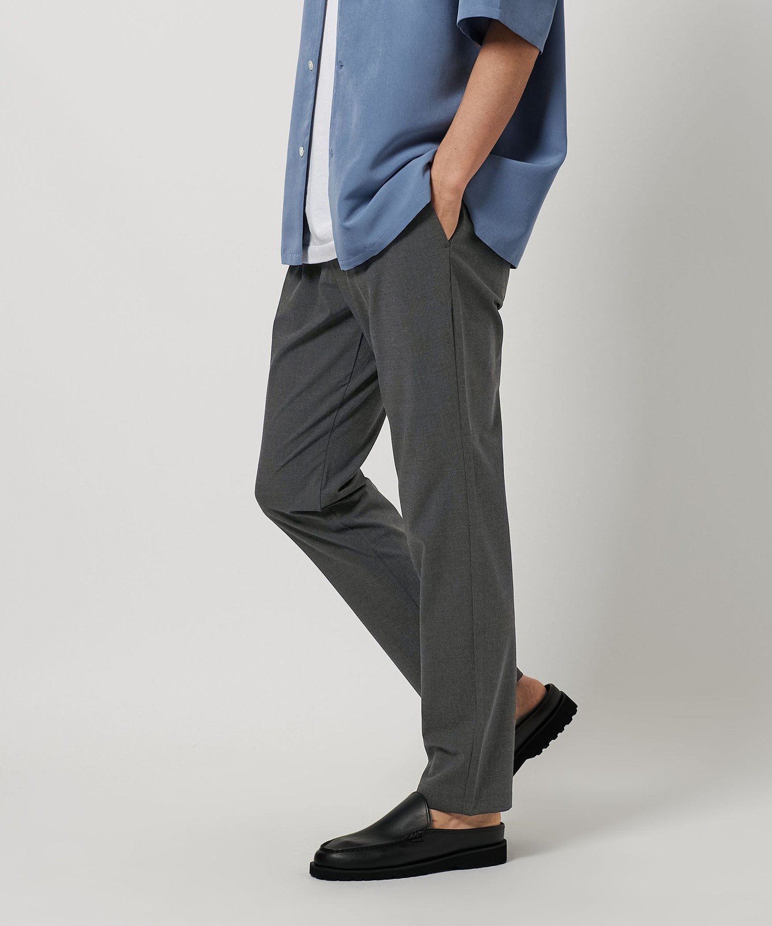 【ビューティ&ユース ユナイテッドアローズ/BEAUTY&YOUTH / UNITED ARROWS / MEN】のドライ スラブ 1プリーツ イージーパンツ インテリア・キッズ・メンズ・レディースファッション・服の通販 founy(ファニー) 　ファッション　Fashion　メンズファッション　Fashion for Men　ボトムス　Bottoms　スタンダード　Standard, Basic　スマート　Smart, Elegant　スラックス　Slacks, Dress Pants　テーパード　Tapered, Tapered Pants　トレンド　Trend, Trending Now　プリーツ　Pleats, Pleated　ベーシック　Basic, Essential　ワイド　Wide, Wide Fit　夏　Summer　ビジネス 仕事 通勤　Business / Work / Commuting　DK.GRAY|ID: prp329100004604537 ipo3291000000032764749