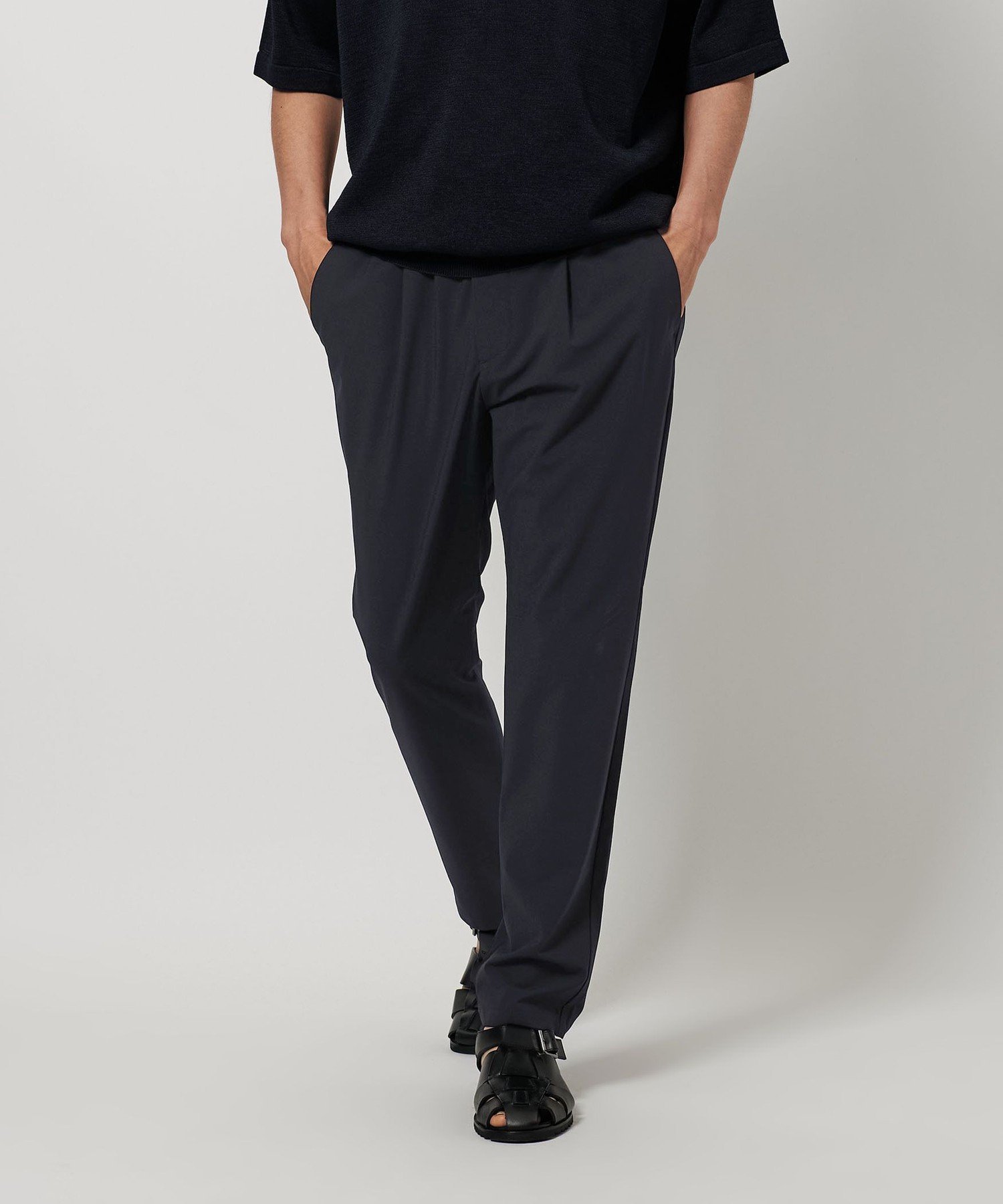 【ビューティ&ユース ユナイテッドアローズ/BEAUTY&YOUTH / UNITED ARROWS / MEN】のドライ スラブ 1プリーツ イージーパンツ インテリア・キッズ・メンズ・レディースファッション・服の通販 founy(ファニー) 　ファッション　Fashion　メンズファッション　Fashion for Men　ボトムス　Bottoms　スタンダード　Standard, Basic　スマート　Smart, Elegant　スラックス　Slacks, Dress Pants　テーパード　Tapered, Tapered Pants　トレンド　Trend, Trending Now　プリーツ　Pleats, Pleated　ベーシック　Basic, Essential　ワイド　Wide, Wide Fit　夏　Summer　ビジネス 仕事 通勤　Business / Work / Commuting　NAVY|ID: prp329100004604537 ipo3291000000032764755