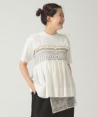【ビームス ウイメン/BEAMS】のシャーリング キャミソール IVORY|ID: prp329100004604540 ipo3291000000032764783