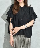 【インタープラネット/INTERPLANET】のV切替タックデシンブラウス 人気、トレンドファッション・服の通販 founy(ファニー) ファッション Fashion レディースファッション Fashion for Women トップス・カットソー Cut & Sew Tops シャツ・ブラウス・オフィスカジュアル Elegant Blouses & Button-Ups おすすめ Recommended / Our Picks シアー Sheer, See-Through シンプル Simple, Minimal デニム Denim, Jeans Material トレンド Trend, Trending Now バランス Balance, Style Balance フリル Frill, Ruffle プリーツ Pleats, Pleated ベーシック Basic, Essential リラックス Relax, Relaxed Fit 今季 This Season, Current Season 切替 Switching, Contrast Panel ビジネス 仕事 通勤 Business / Work / Commuting thumbnail ブラック|ID: prp329100004604561 ipo3291000000033297227