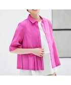 【アマカ/AMACA】のシルキーローンショートシャツ 人気、トレンドファッション・服の通販 founy(ファニー) ファッション Fashion レディースファッション Fashion for Women トップス・カットソー Cut & Sew Tops シャツ・ブラウス・オフィスカジュアル Elegant Blouses & Button-Ups なめらか Smooth, Silky Texture シルク Silk, 100% Silk スリム Slim, Slim Fit スリーブ Sleeve, Long Sleeve / Short Sleeve フレア Flare, Flared フロント Front, Front Design メタル Metal, Metal Parts エレガント 上品 Elegant 夏 Summer 春 Spring S/S・春夏 SS, Spring/Summer, Warm Season thumbnail パープル|ID: prp329100004604565 ipo3291000000032765144