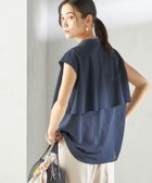 【シップス フォー ウィメン/SHIPS】の手洗い可能 シアー トリコット フレア ヨーク ノースリーブ ブラウス ネイビー|ID: prp329100004604569 ipo3291000000032765260