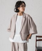【ラ エフ/Laf…】の【WEB限定】五分袖ショートジャケット≪洗濯機で洗える≫ 人気、トレンドファッション・服の通販 founy(ファニー) ファッション Fashion レディースファッション Fashion for Women アウター Coat / Outerwear Collection レディースジャケット・軽アウター Jackets ショート Short, Short Length ジャケット Jacket, Outerwear トレンド Trend, Trending Now バランス Balance, Style Balance フェミニン Feminine, Girly 洗える Machine Washable thumbnail キャメル|ID: prp329100004604574 ipo3291000000032765349